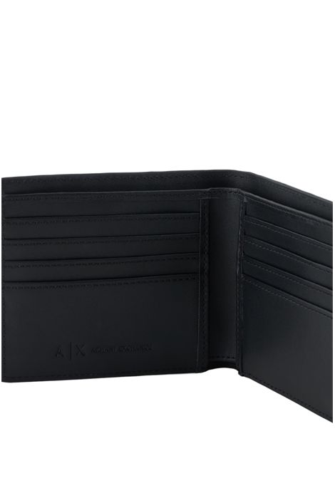 Portacarte a libro logato ARMANI EXCHANGE | Portafogli | XM000168 AF12133UC0001